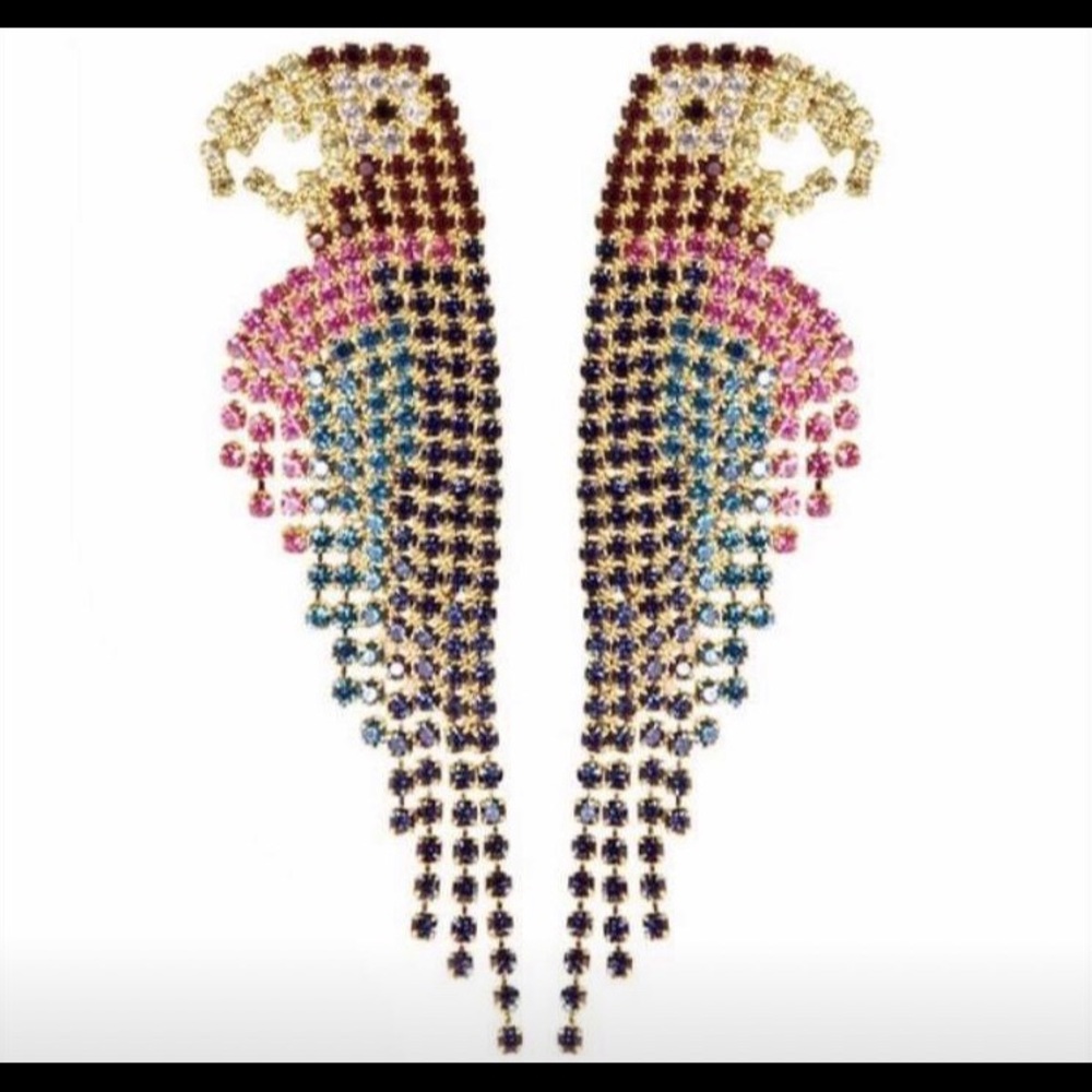 Parrot earrings